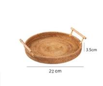 Cesta Redonda Rattan & Bamboo