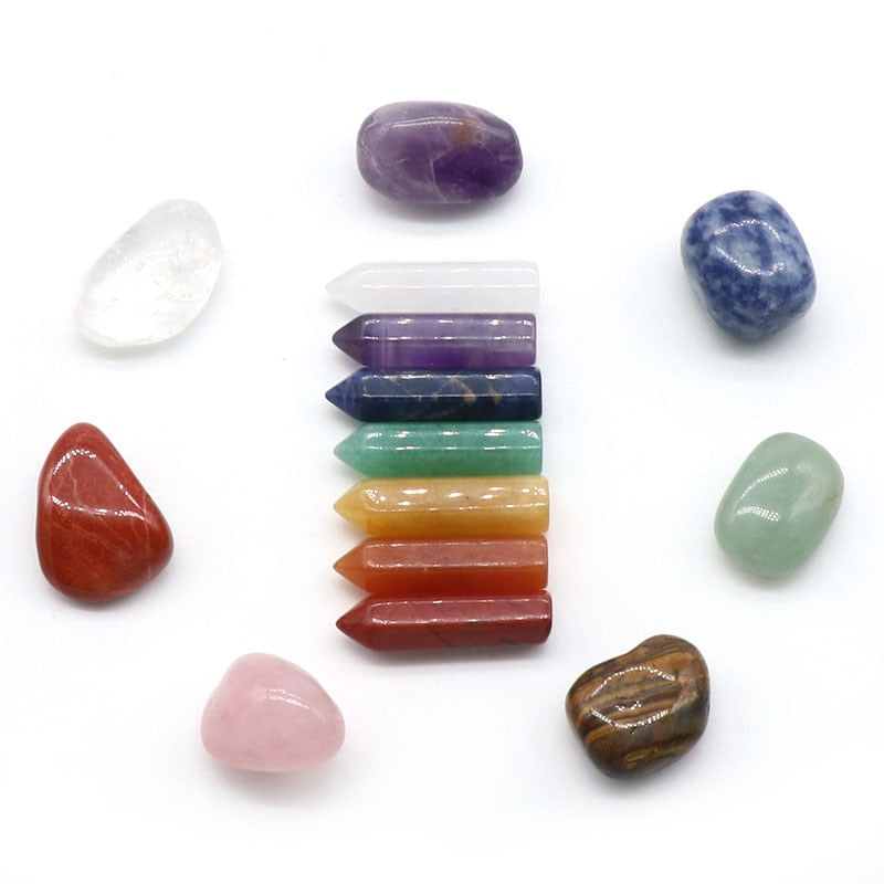 KIT Pedras Energéticas de 7 Chakras