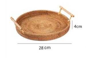 Cesta Redonda Rattan & Bamboo