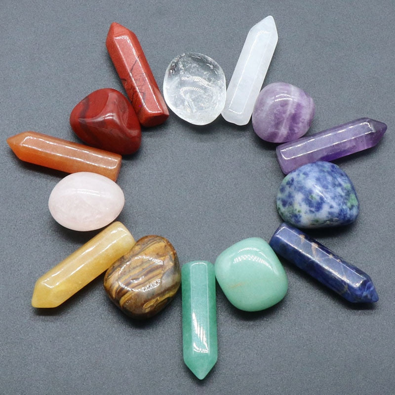 KIT Pedras Energéticas de 7 Chakras