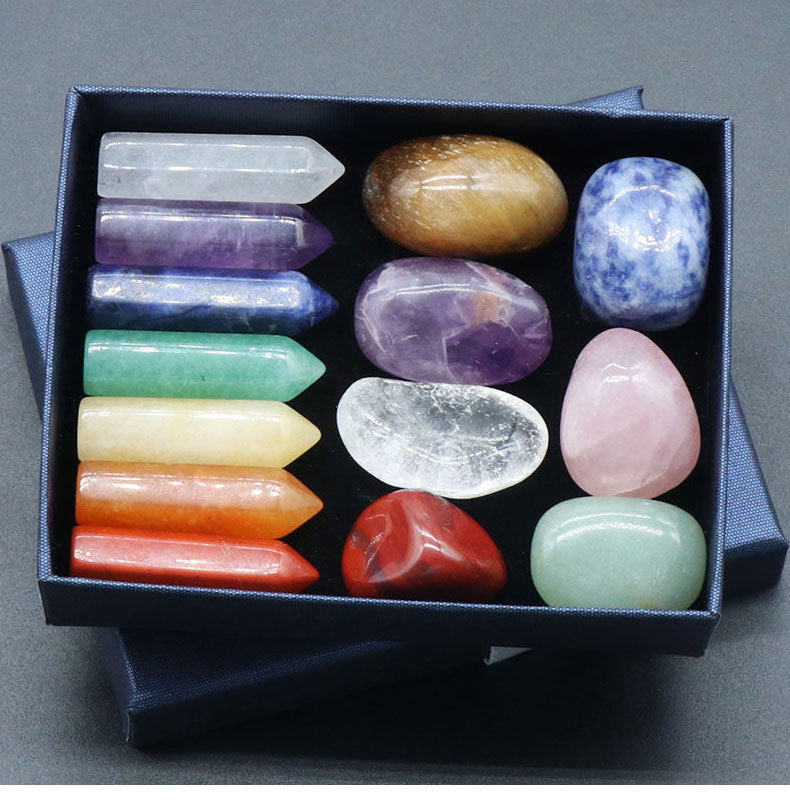 KIT Pedras Energéticas de 7 Chakras